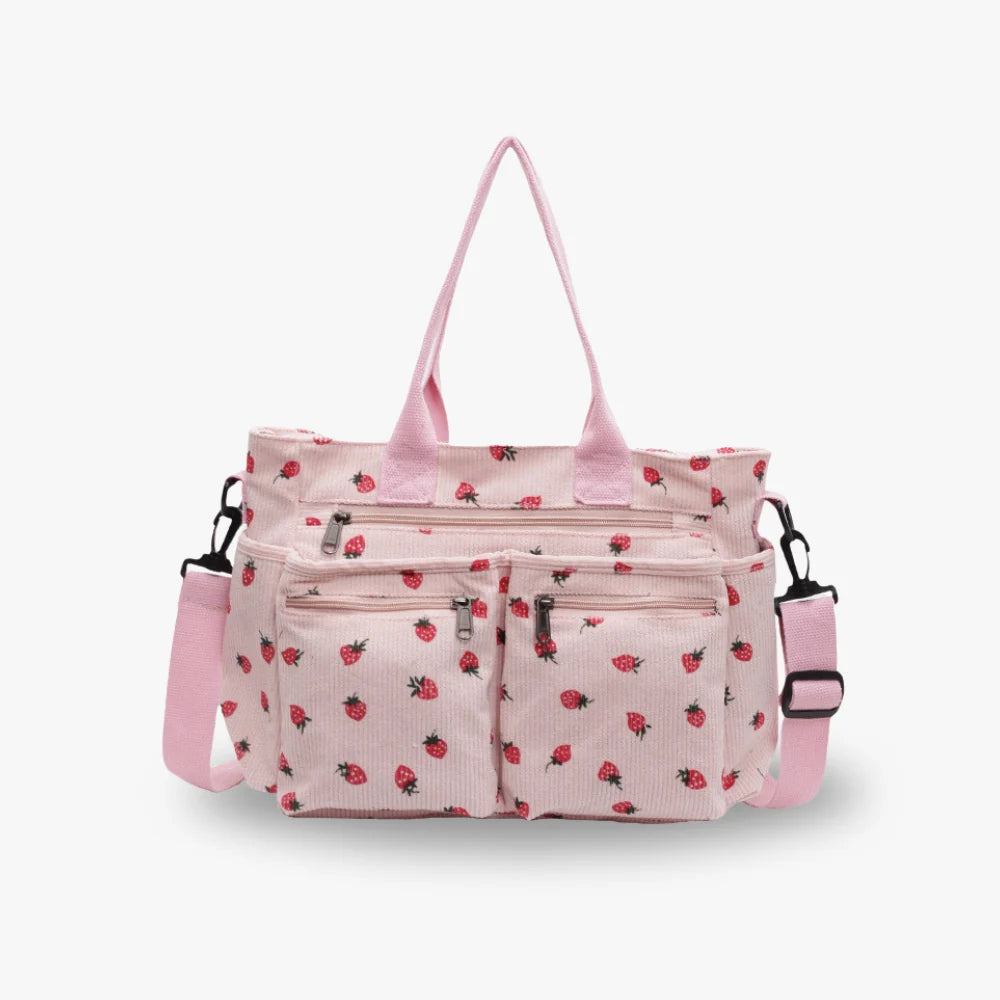 Helja - Crossbody Bag with Strawberry Print