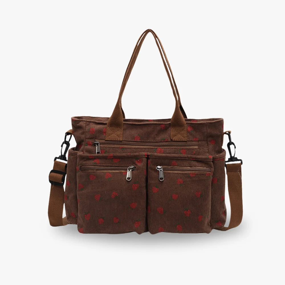 Helja - Crossbody Bag with Strawberry Print