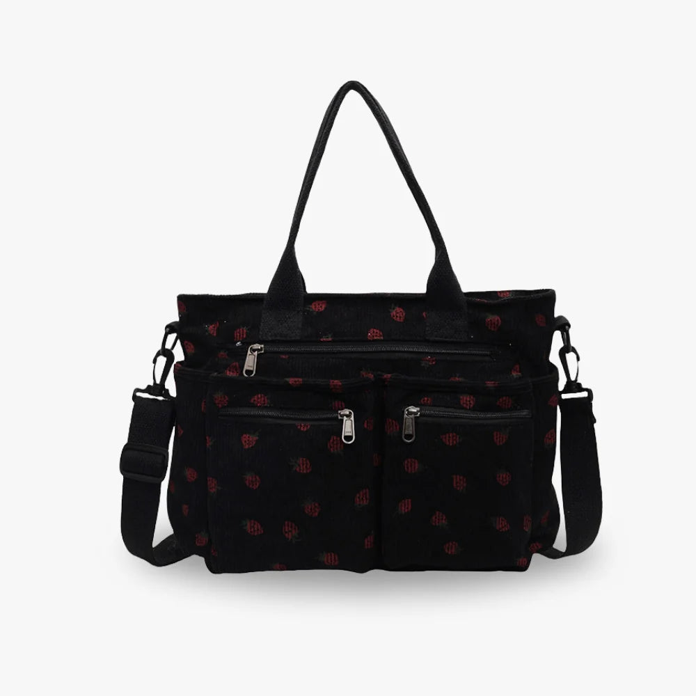 Helja - Crossbody Bag with Strawberry Print