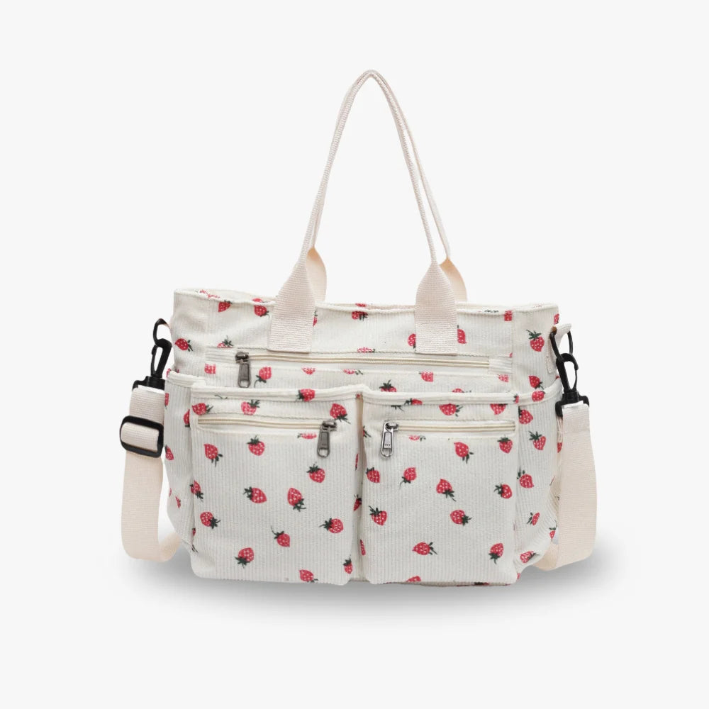 Helja - Crossbody Bag with Strawberry Print