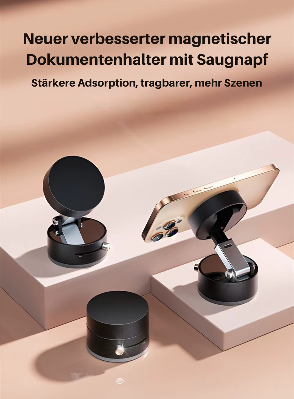 HoldEase – Foldable Magnetic Phone Holder