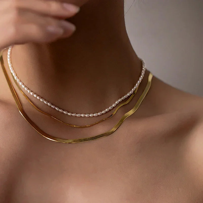 Stridr Edge Freshwater Pearl Choker
