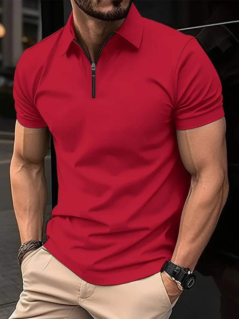 Ilan™ - Stretch Shirt with Short Sleeves