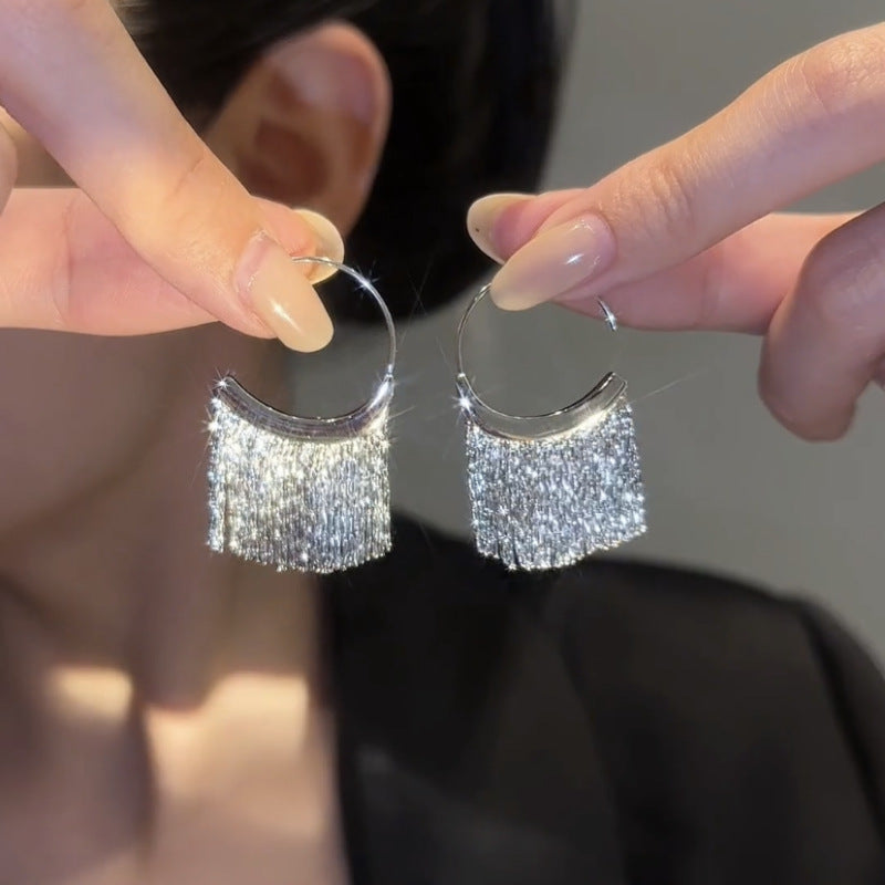 Imalken – Earrings with Waterfall Tassels