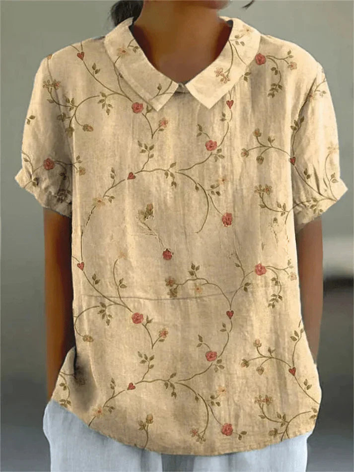 Inga - Blouse with Floral Print