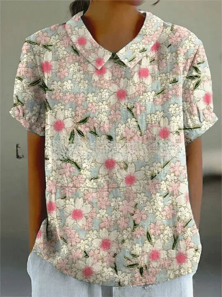 Inga - Blouse with Floral Print