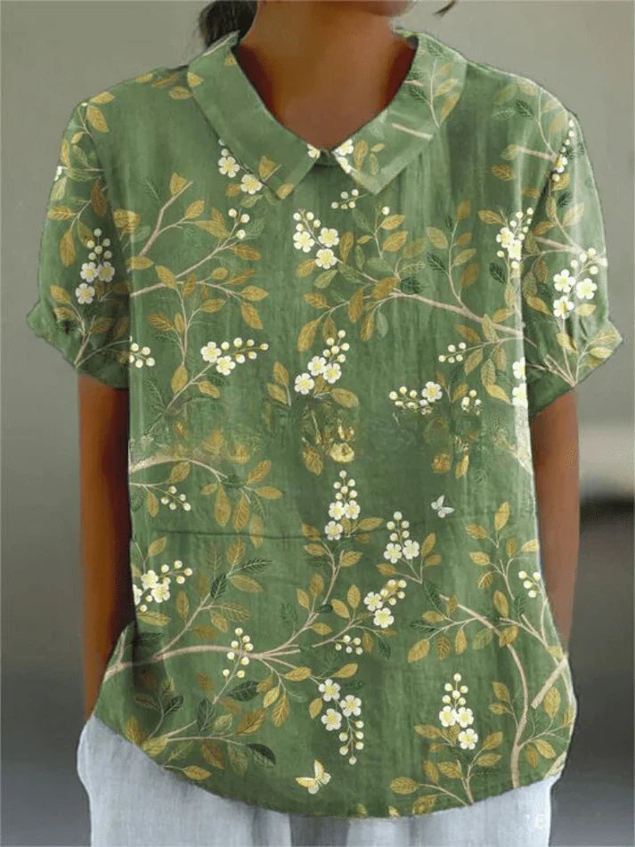 Inga - Blouse with Floral Print