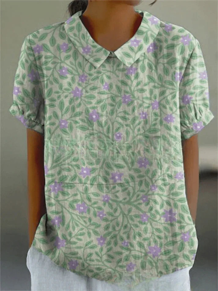 Inga - Blouse with Floral Print