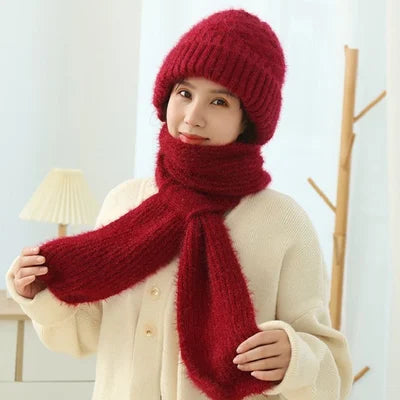 Integrated Hearing Protection Windproof Beanie Scarf