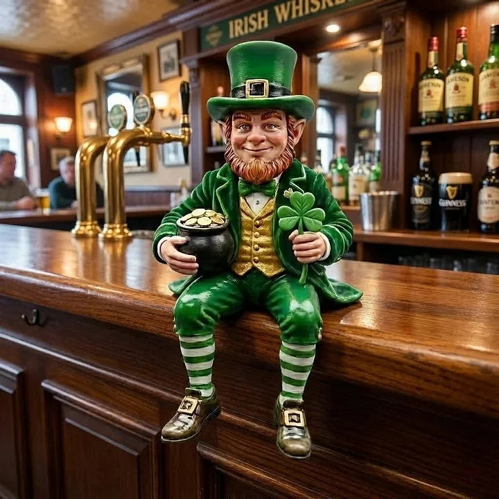 IrishFortune – Decorative Figurine of a Leprechaun for St. Patrick's Day