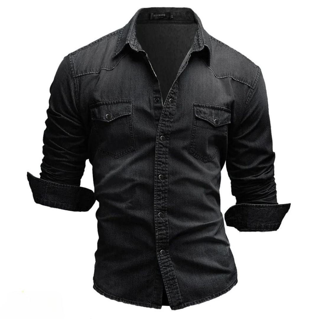 Isaak™ - Retro Denim Shirt