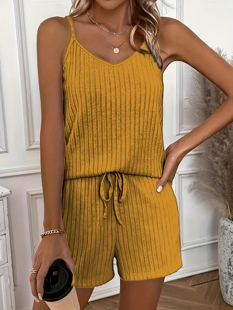 Isalie - Sleeveless Two-Piece Set