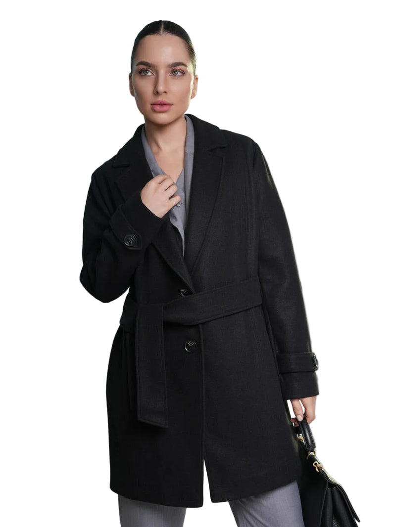 Iseult – Stylish Coat with Belt