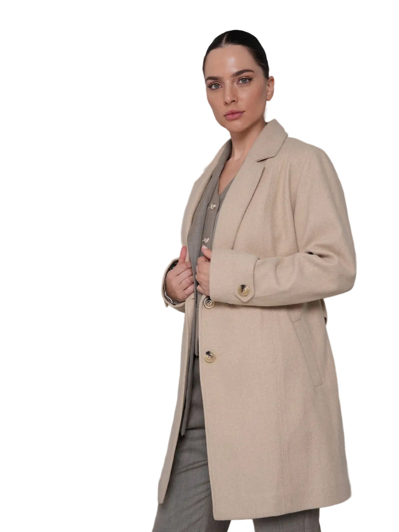 Iseult – Stylish Coat with Belt