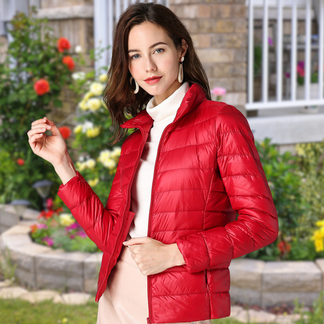 Isla - White Down Jacket