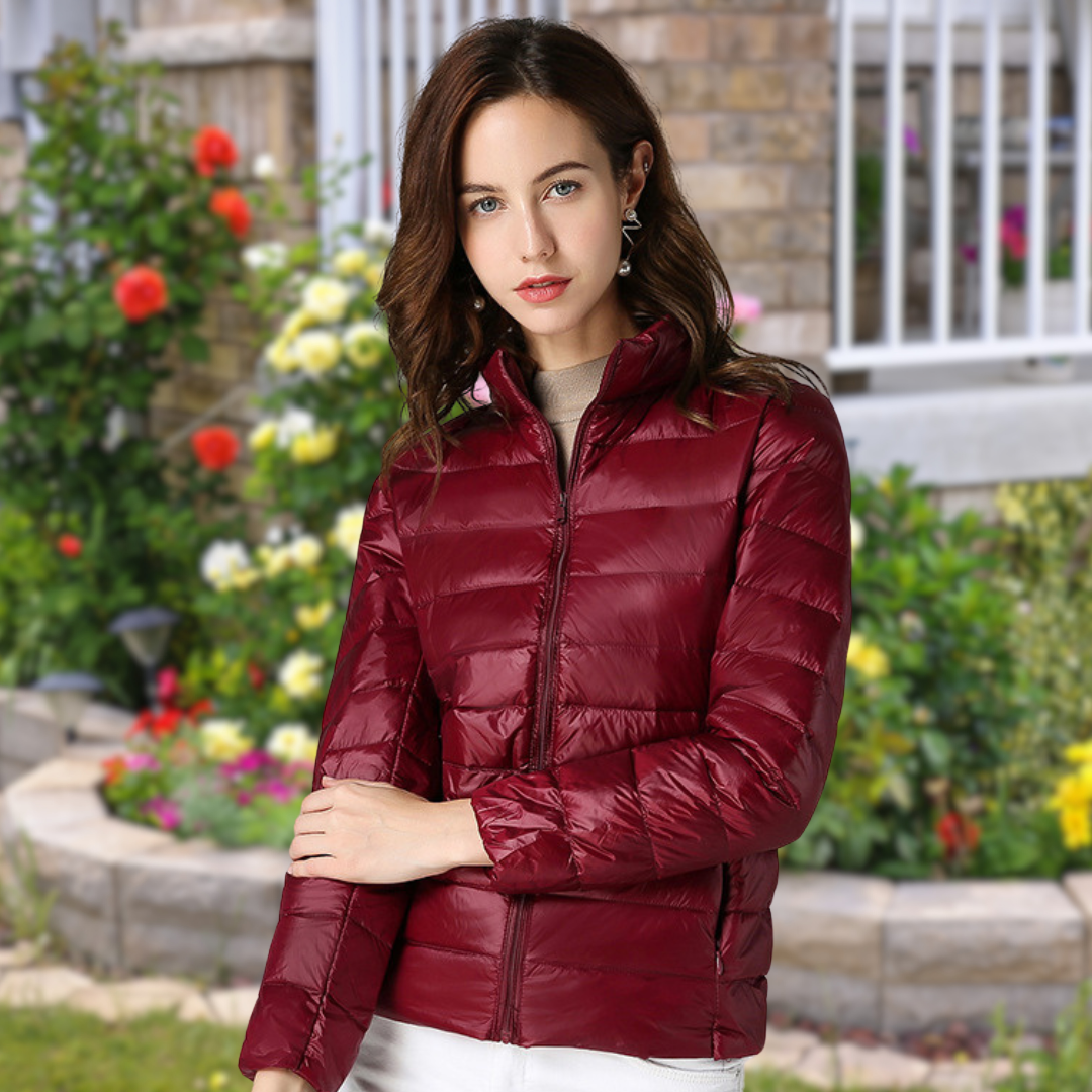 Isla - White Down Jacket