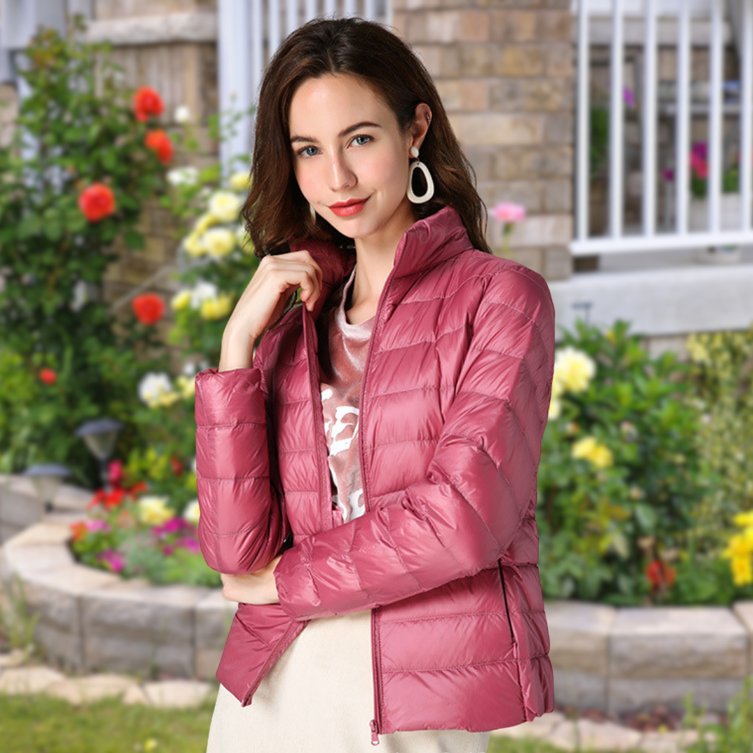 Isla - White Down Jacket