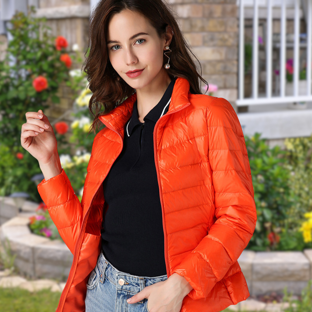 Isla - White Down Jacket