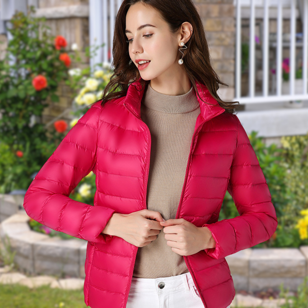 Isla - White Down Jacket