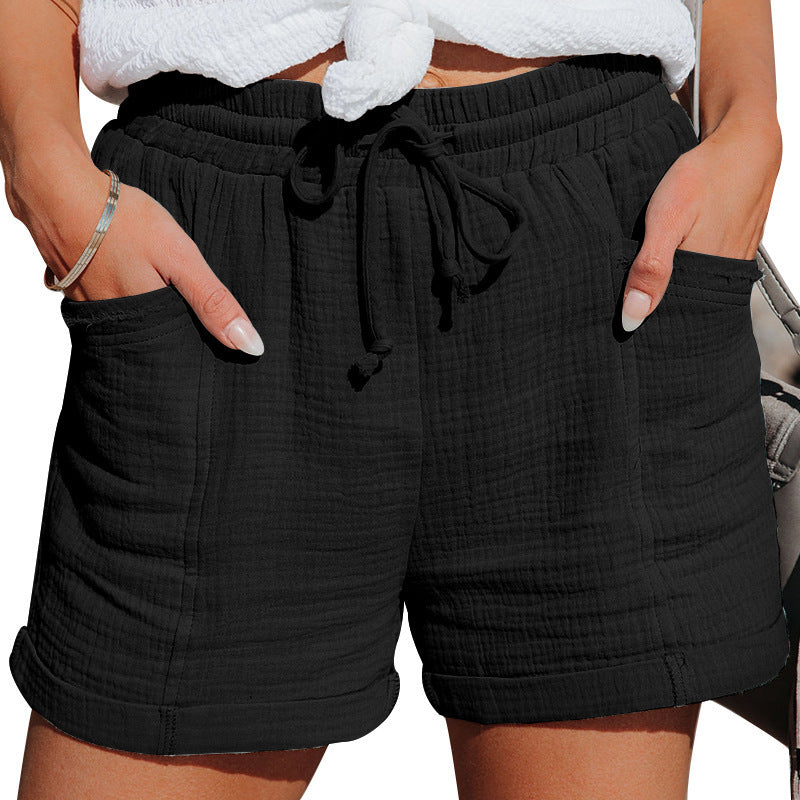 Ivanna - Linen and Cotton Shorts