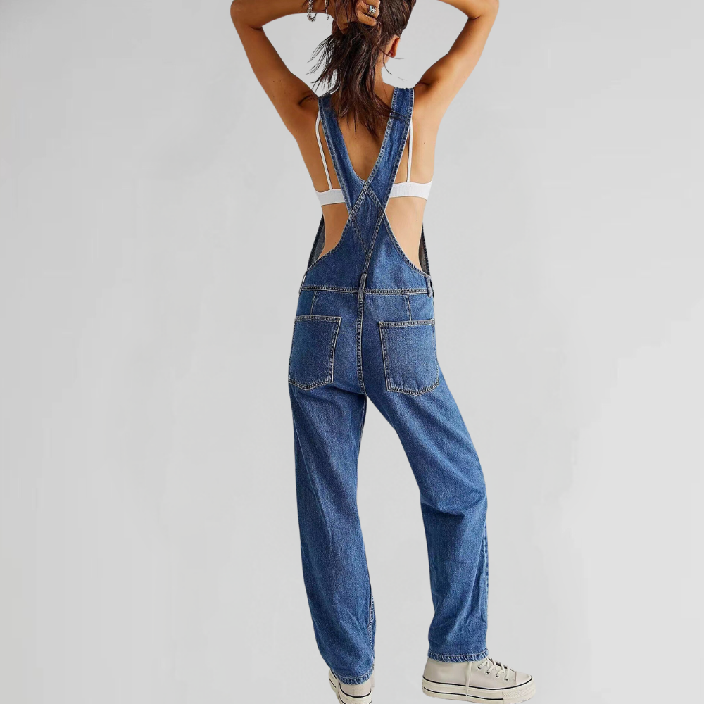 Jacqui – Stylish Denim Jumpsuit