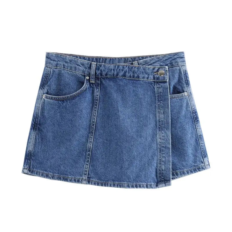 Jadwiga – Denim Set with V-Neck