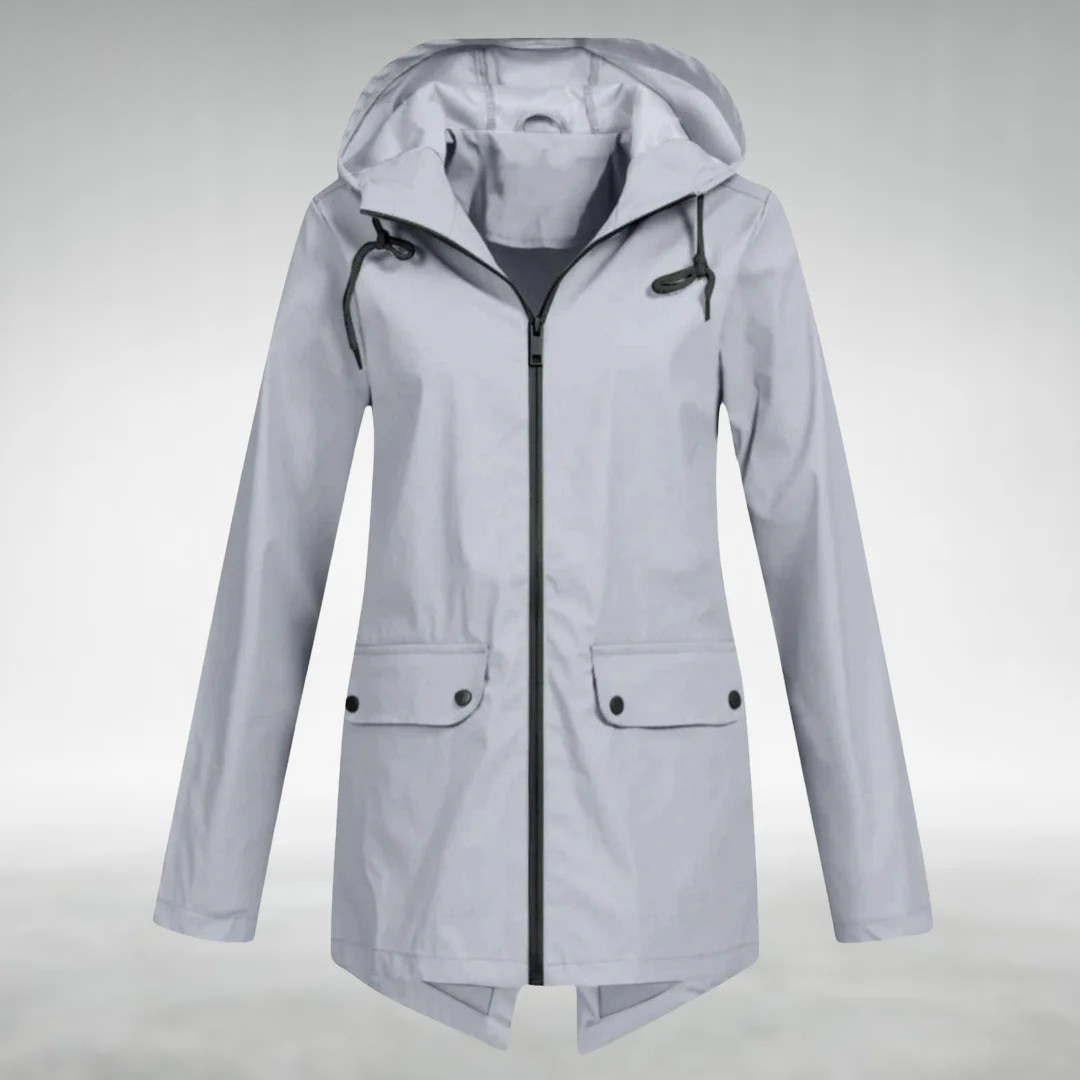 Jalena – Waterproof Hooded Jacket with Pockets