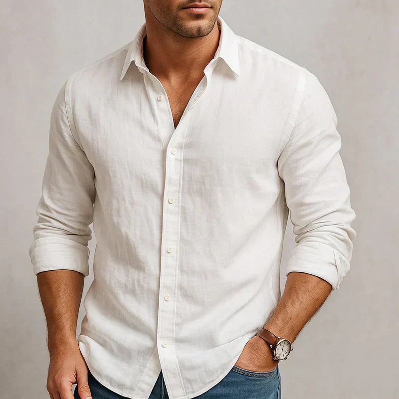 Jamar – Handmade Linen Shirt