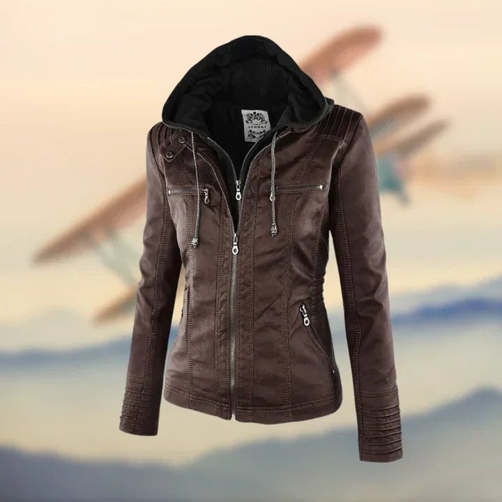 Janina – Elegant and Unique Leather Jacket