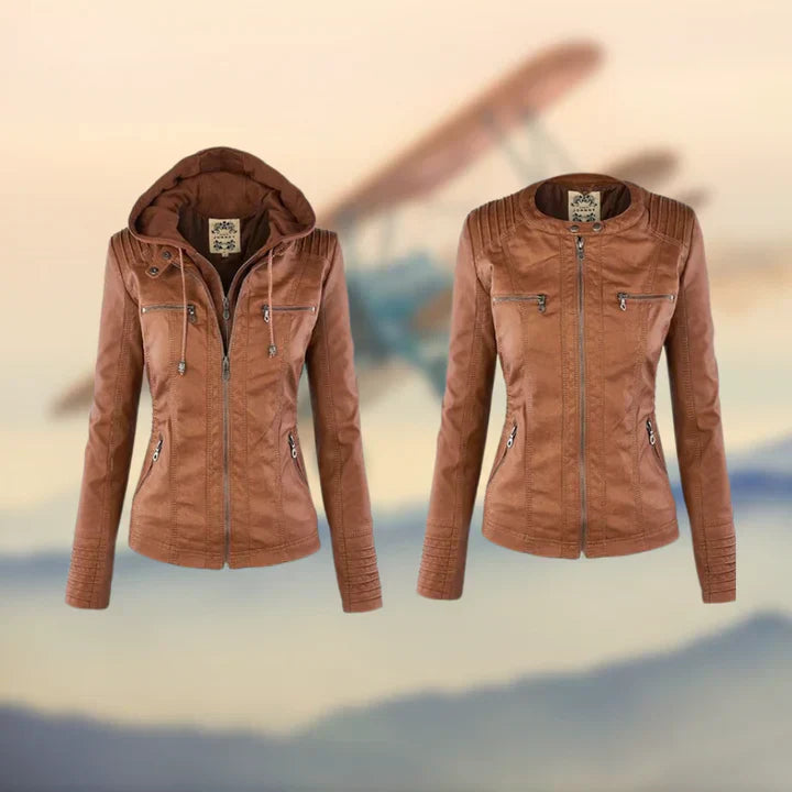 Janina – Elegant and Unique Leather Jacket