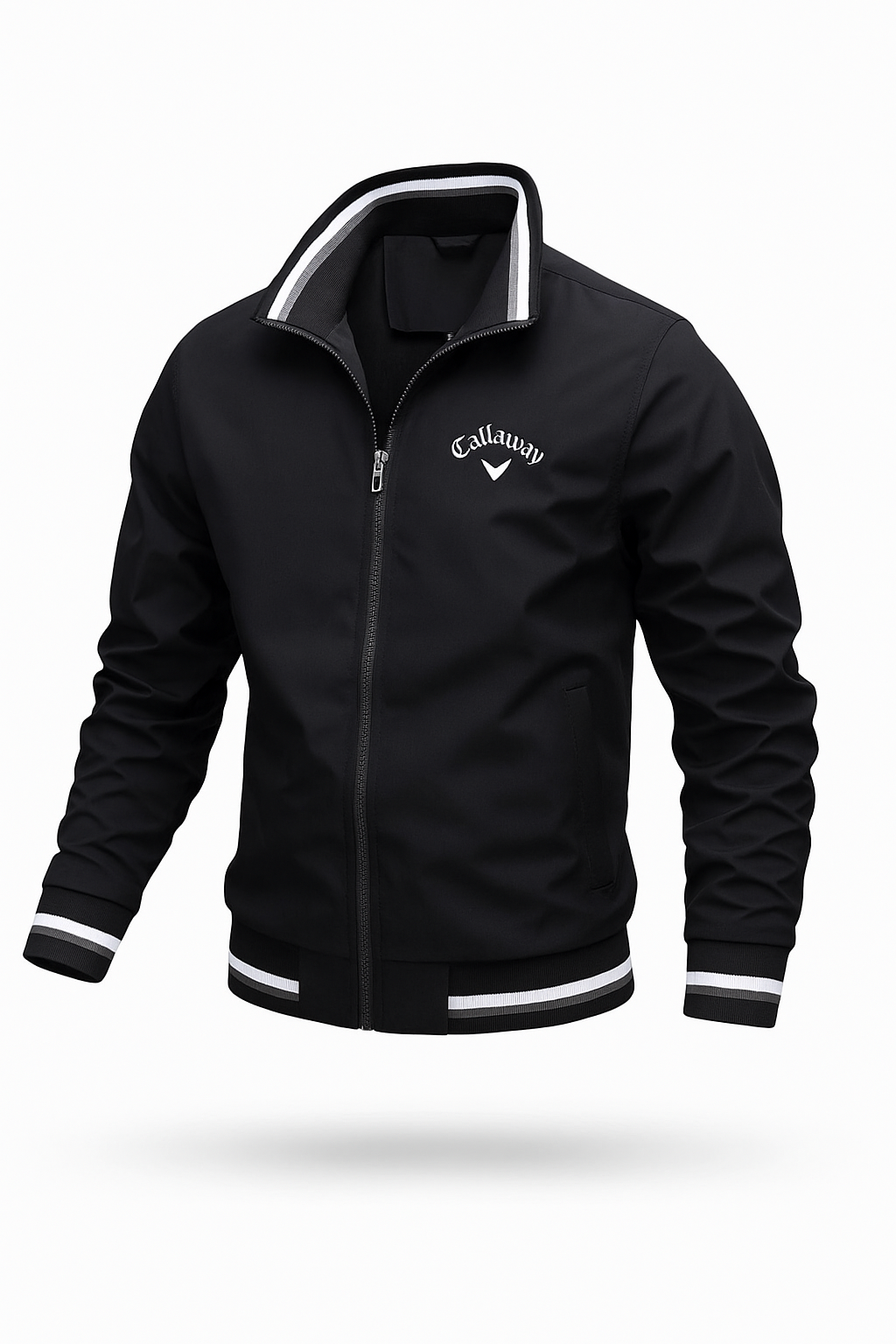 Jason – Embroidered Callaway Jacket with Zipper