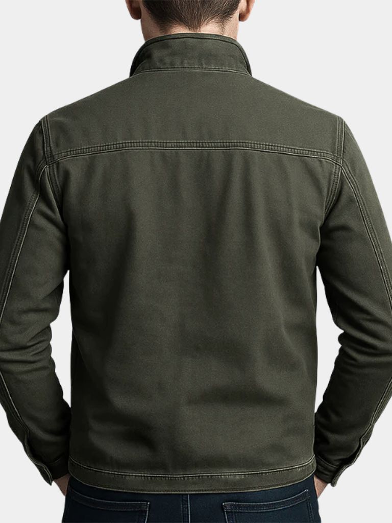 Jaume – Vintage Jacket in Olive Tree Look
