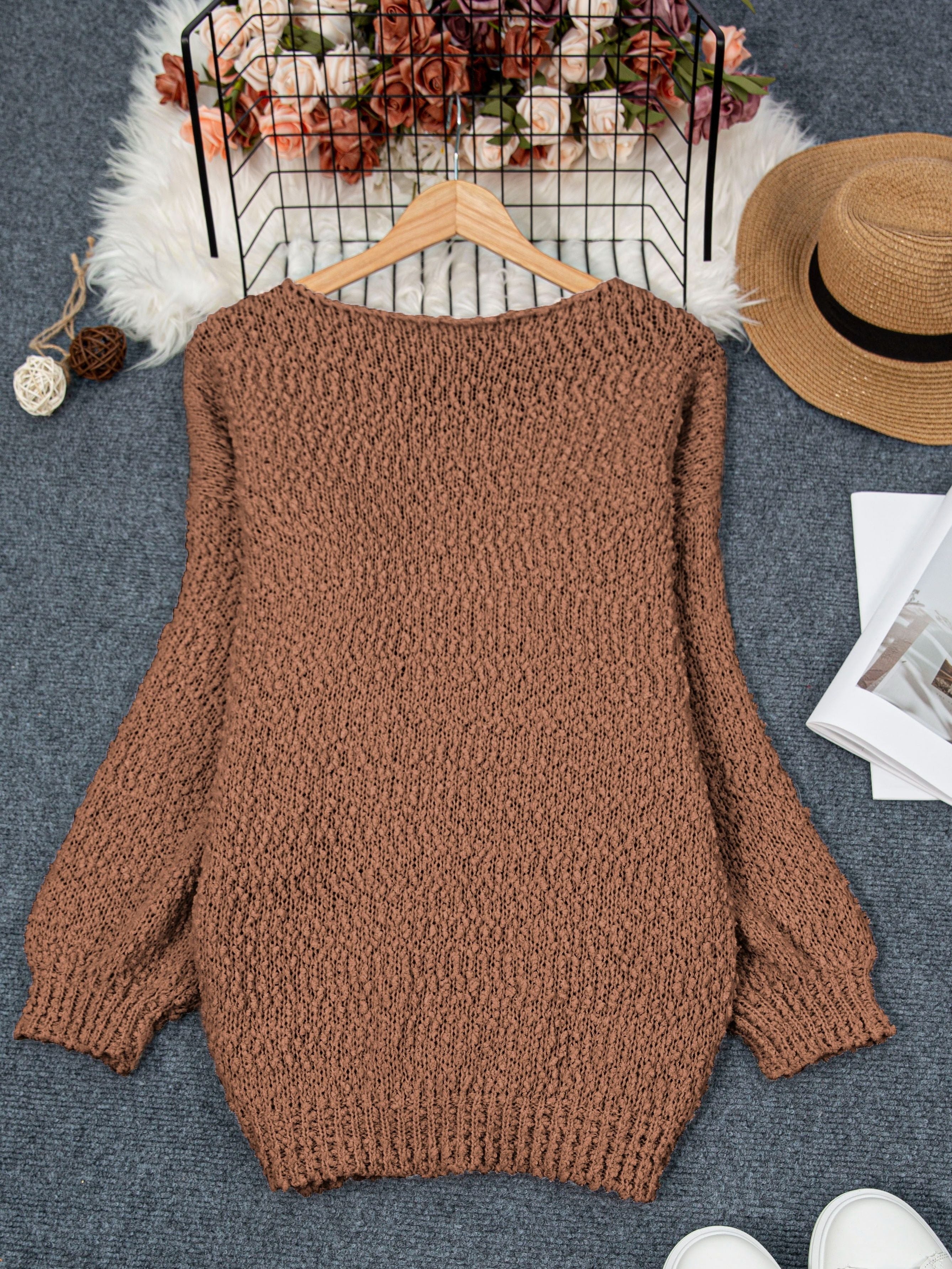 Jeannette - Crew Neck Sweater with Long Sleeves