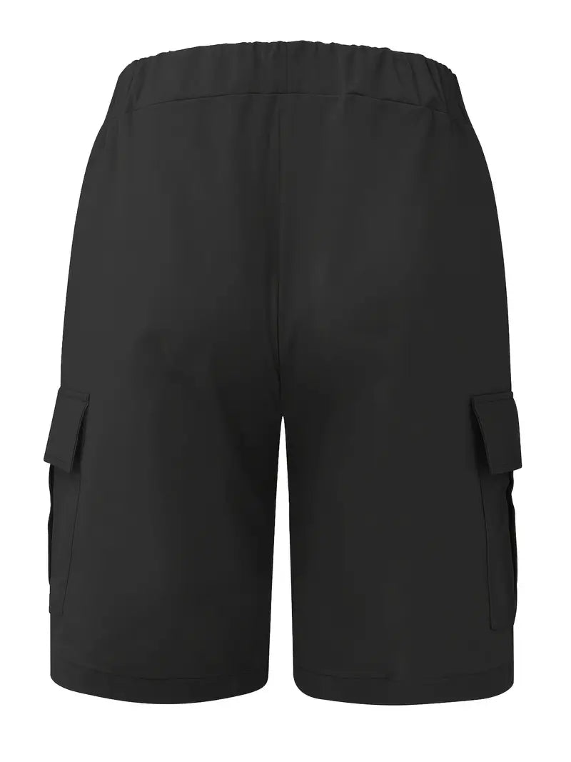 Jelte – Casual Non-Stretch Drawstring Cargo Shorts