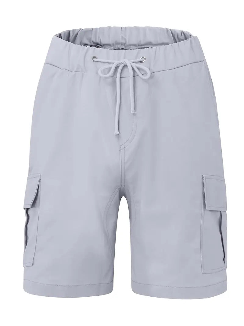 Jelte – Casual Non-Stretch Drawstring Cargo Shorts