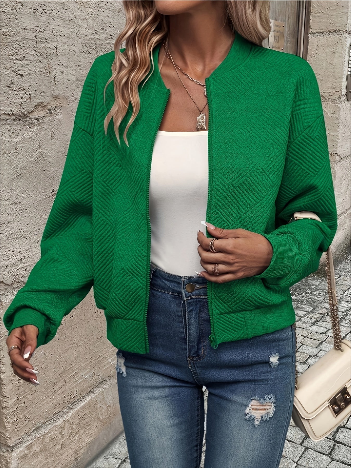 Jemma – Long-Sleeve Jacket with Zipper