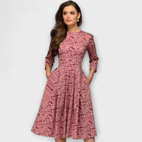Jeri - Elegant Knee-Length Dress