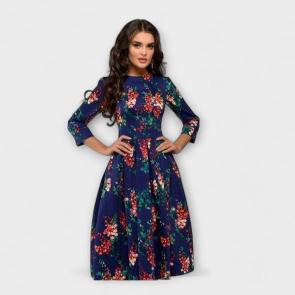 Jeri - Elegant Knee-Length Dress