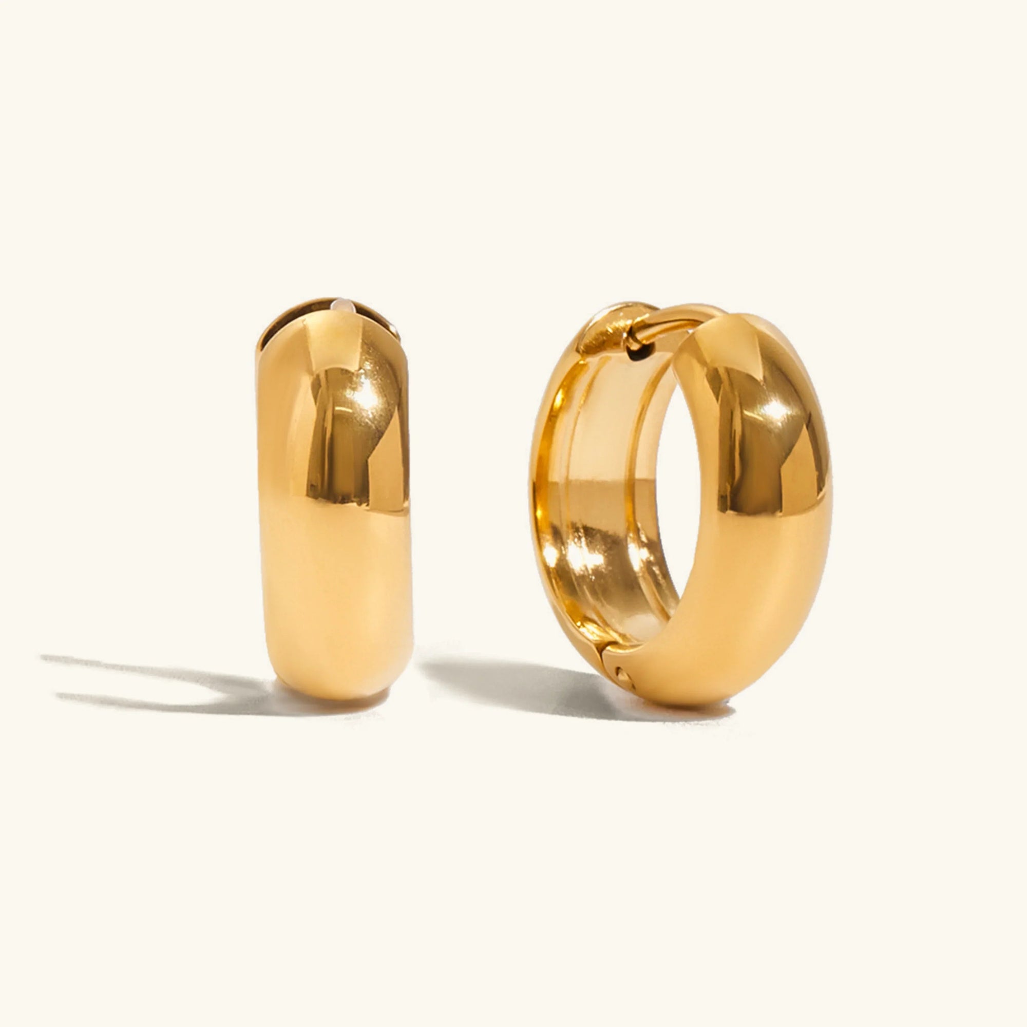Clarabelle Staple Gold Creolen Set