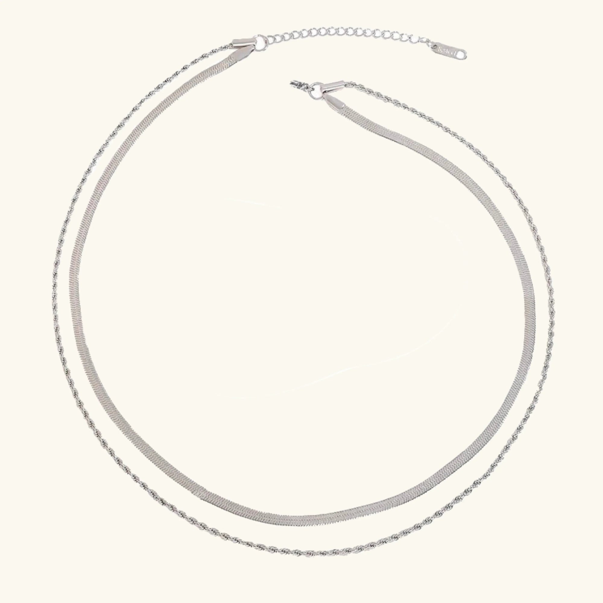 Pachet Serina Staple Argintiu