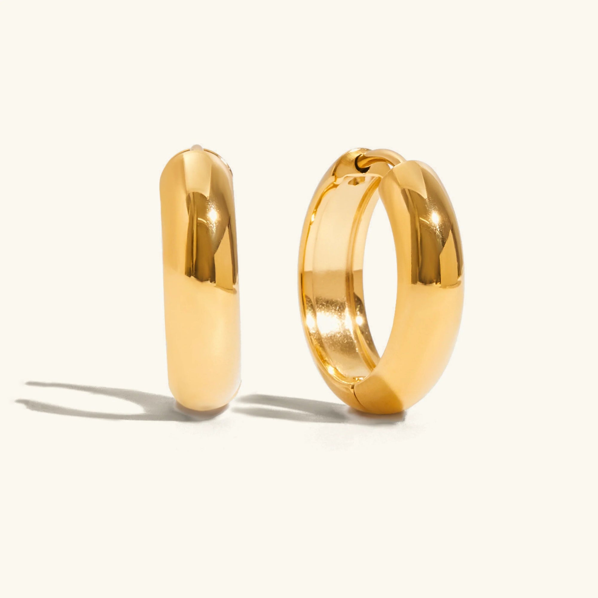Clarabelle Staple Gold Creolen Set