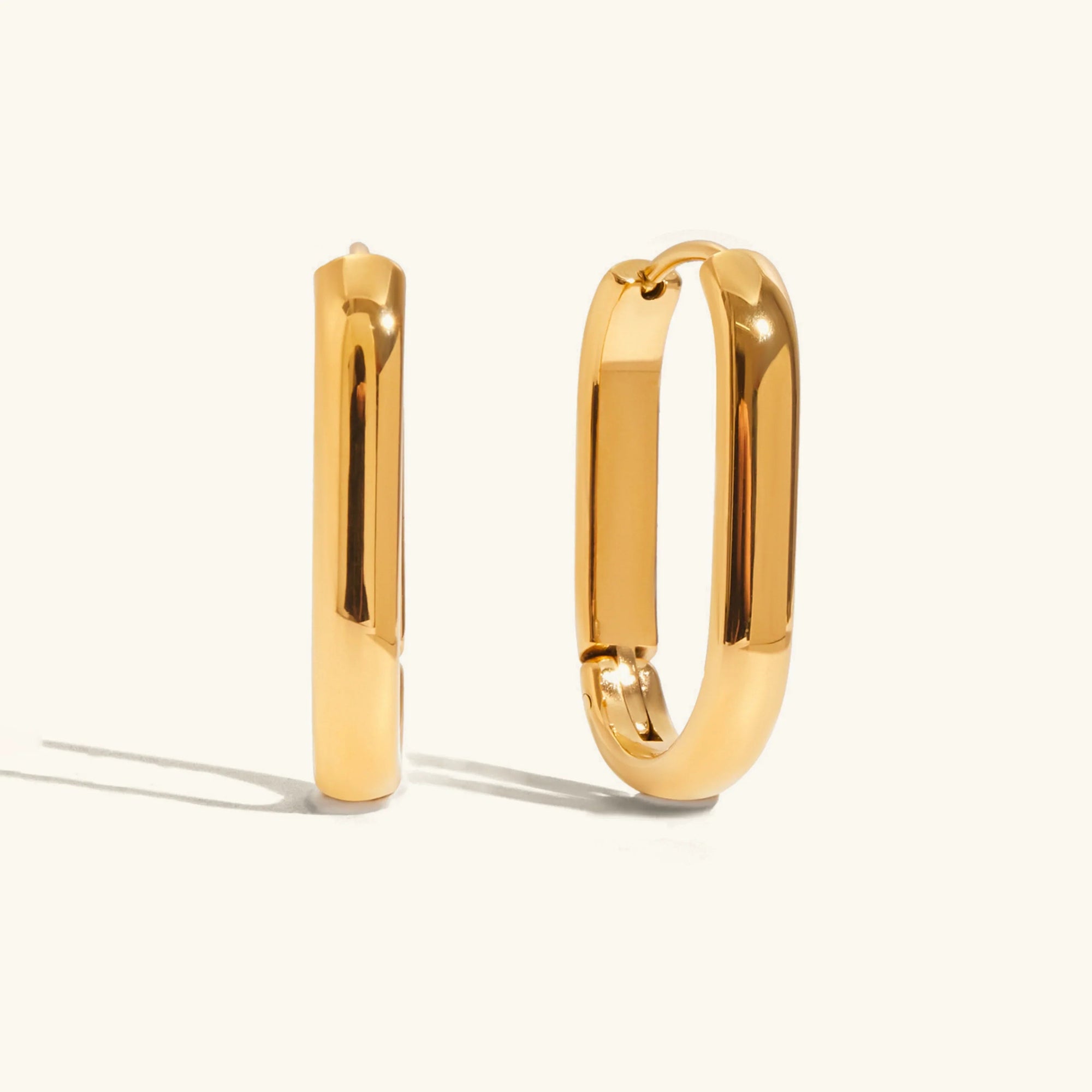 Clarabelle Staple Gold Creolen Set