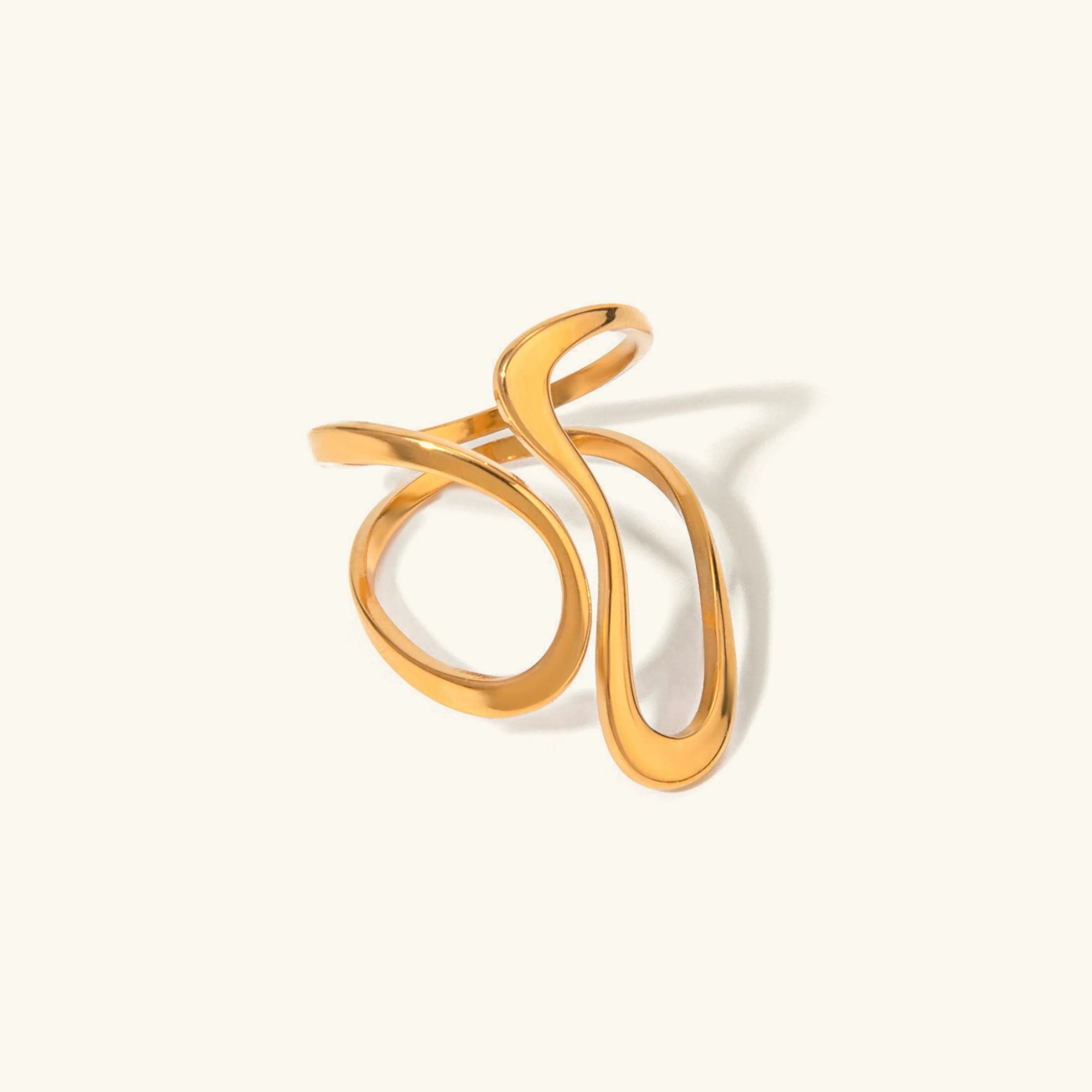 Anillo de oro mosaico