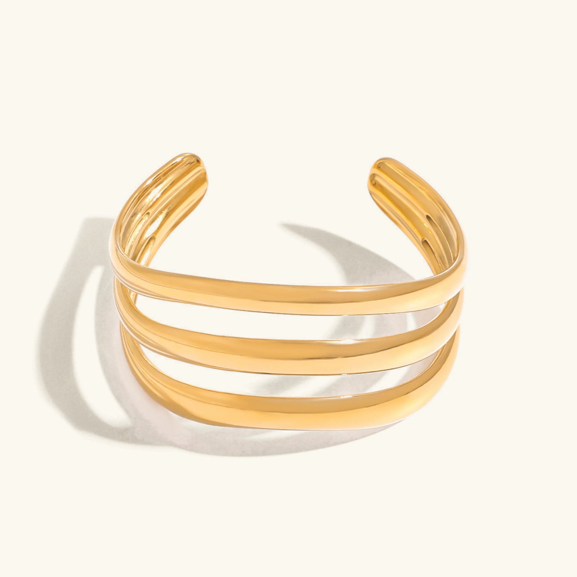 Bracciale Meredith a triplo strato in oro
