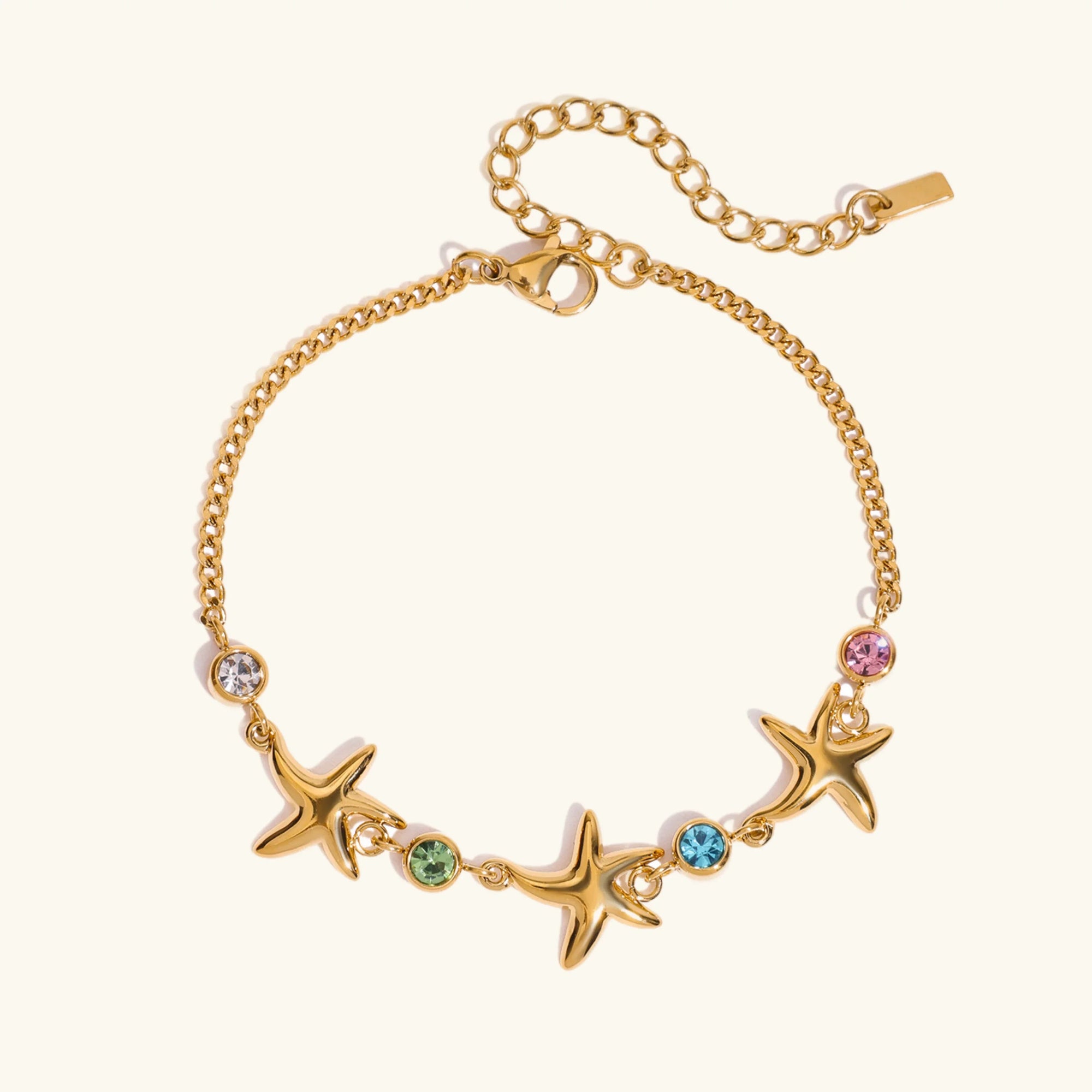 Kristine Gouden Zeesterren Armband