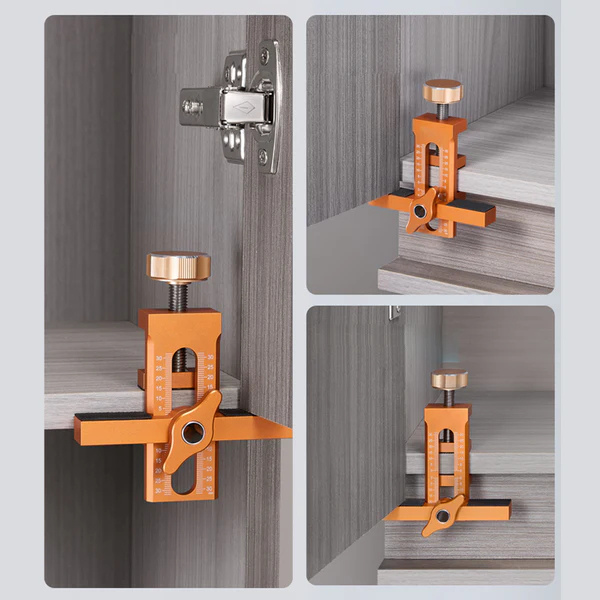 JigMaster - 2-in-1 Cabinet Door Mounting Device