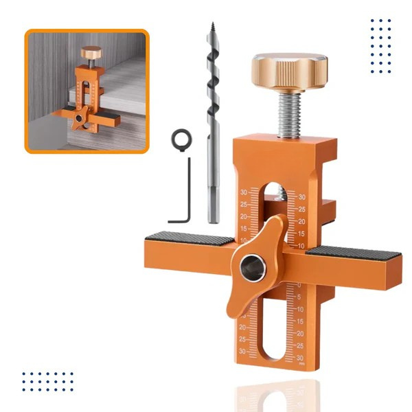 JigMaster - 2-in-1 Cabinet Door Mounting Device