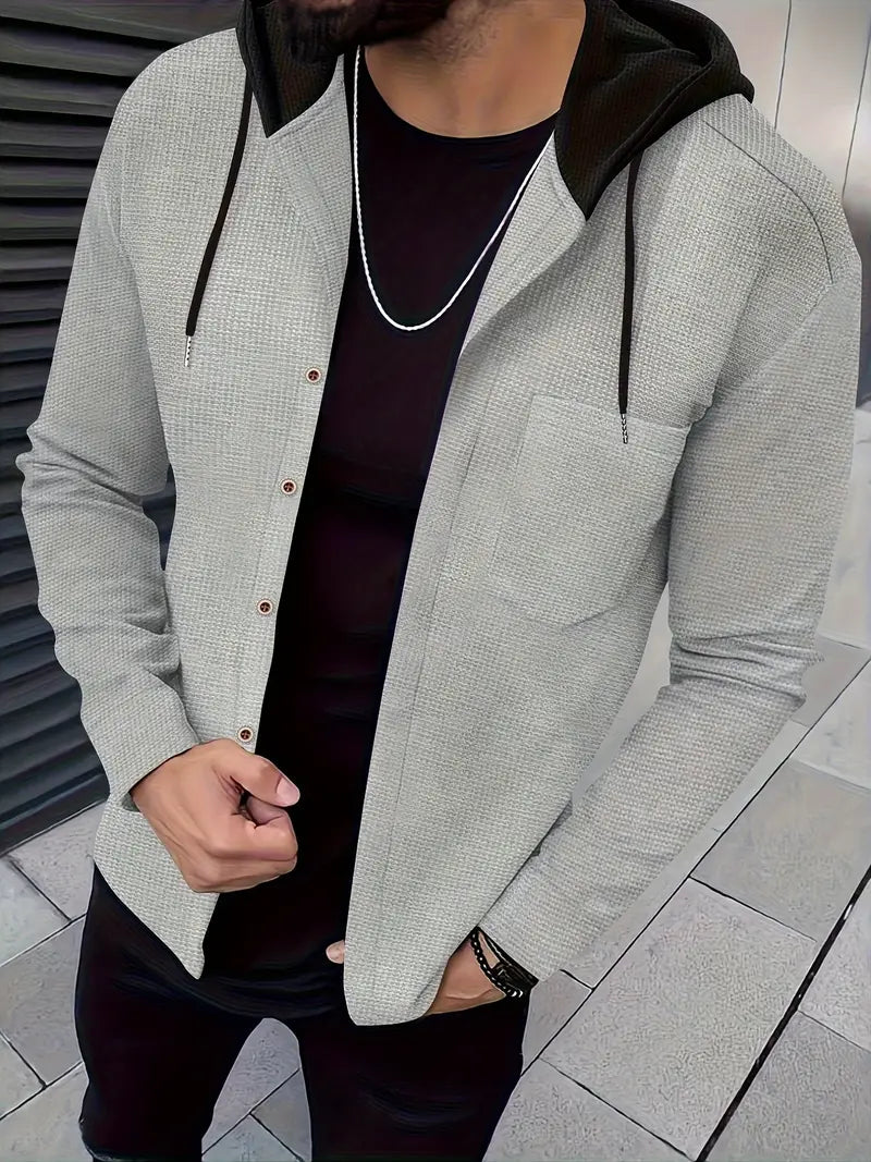 Johnathan – Casual Hooded Jacket with Pocket