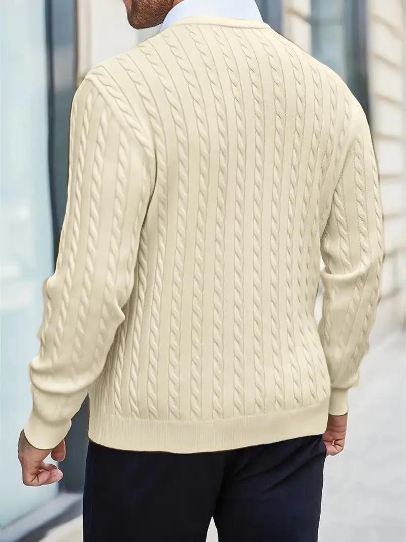 Jonty – Knitted Long Sleeve Turtleneck Sweater