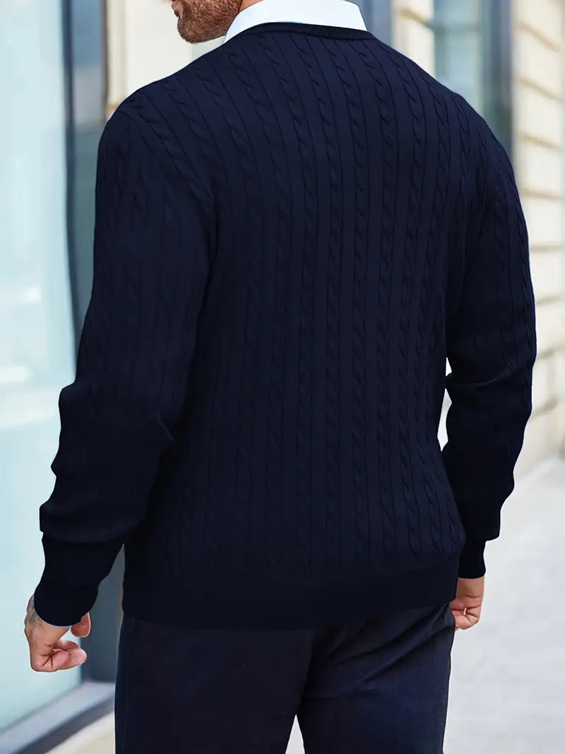 Jonty – Knitted Long Sleeve Turtleneck Sweater